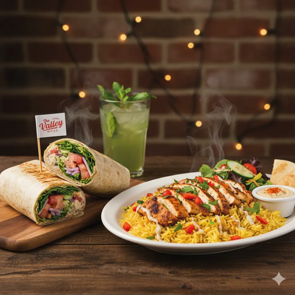 Fritou chicken wraps and rice plates at Fritou in Regina, SK